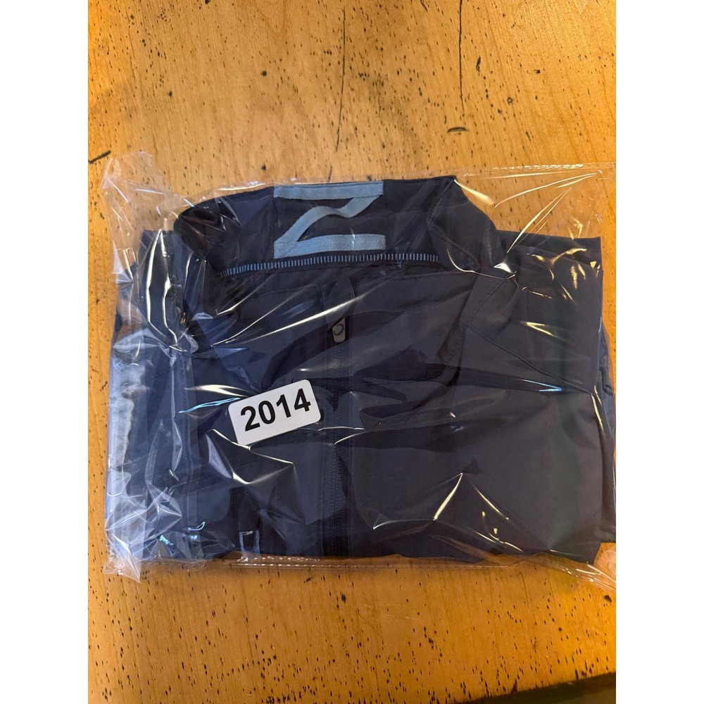 Zero Restriction Golf Vest Size XL Mens Navy Blue Full Zip Performance Outerwear - Picture 9 of 9